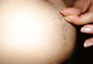 She enjoys to display her fur covered muff and rectum