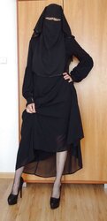 Ebony niqab