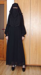 Ebony niqab