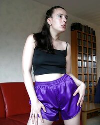 Web Favs: Glossy Nylon Cut-Offs