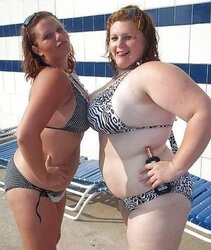Bikinis swimsuits brassieres plumper mature clothed teenager gigantic ample