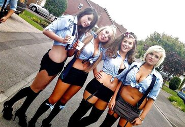 Highly killer British non-naked nymphs.