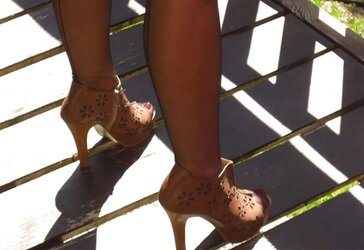 Je me chauffe au soleil