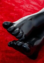 Spandex sole fetish