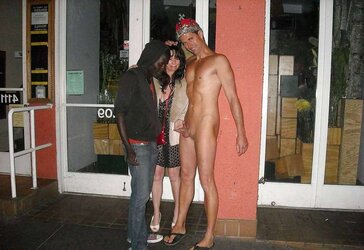 Women checking strangers hard-ons