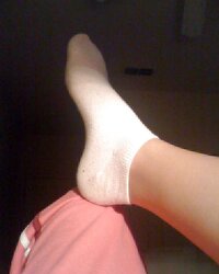 My ex soles cunt and white ankle socks