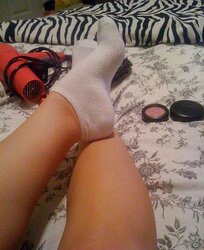 My ex soles cunt and white ankle socks