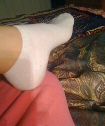 My ex soles cunt and white ankle socks