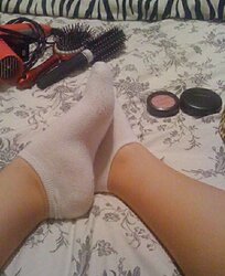 My ex soles cunt and white ankle socks