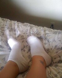 My ex soles cunt and white ankle socks
