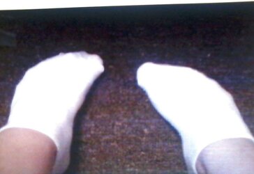 My ex soles cunt and white ankle socks
