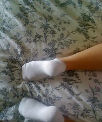 My ex soles cunt and white ankle socks