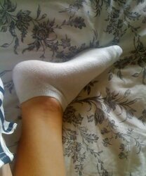 My ex soles cunt and white ankle socks