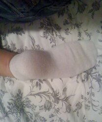 My ex soles cunt and white ankle socks