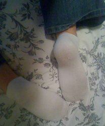 My ex soles cunt and white ankle socks