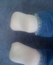 My ex soles cunt and white ankle socks