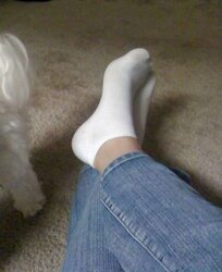 My ex soles cunt and white ankle socks