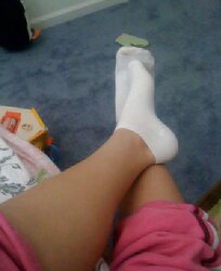 My ex soles cunt and white ankle socks