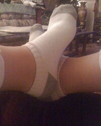 My ex soles cunt and white ankle socks