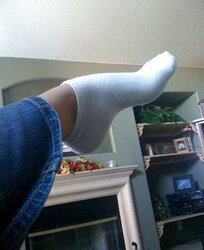 My ex soles cunt and white ankle socks
