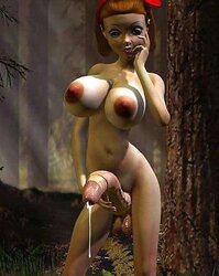 3D monster and Futanari