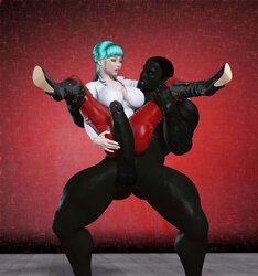 3D monster and Futanari