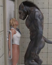 3D monster and Futanari