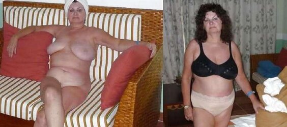 Clad Unclothed! Granny mature!