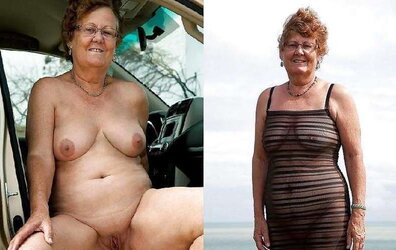 Clad Unclothed! Granny mature!