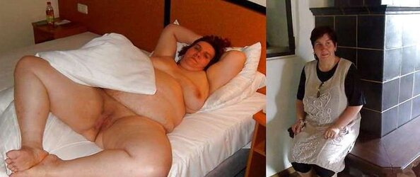 Clad Unclothed! Granny mature!