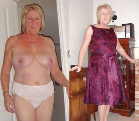 Clad Unclothed! Granny mature!