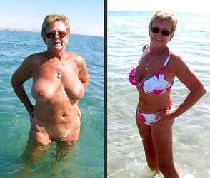 Clad Unclothed! Granny mature!