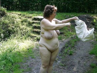 Les salopes ( vieilles,nues ,dehors ,mamelles )
