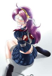 Sexy hentai and immense jug girls in restrain bondage by Reptileye