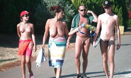 Mature beach bunnies and mermaids with all-natural boobs IV