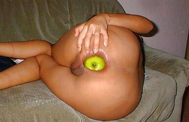 Bottles, fruits and another fucktoys...