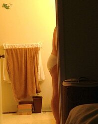 Me and my newly waxed wifey playing around