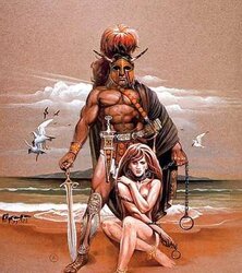 Gorean Coat Art: Chris Achilleos