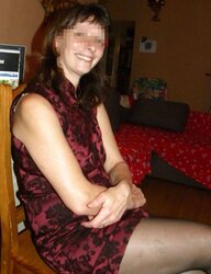 My wifey clad for christmas