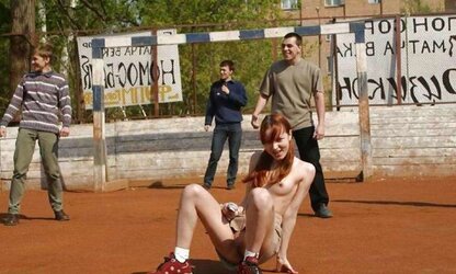 TRULY RED-HOT FEMMES IN PUBLIC