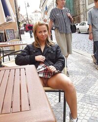 TRULY RED-HOT FEMMES IN PUBLIC