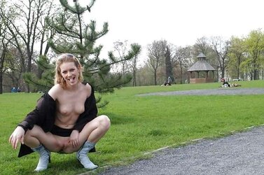 TRULY RED-HOT FEMMES IN PUBLIC