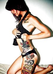 Damsel figures tatted