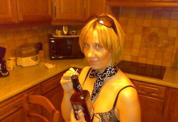 Jizz and tribute for this real french blondie mega-bitch teenager!