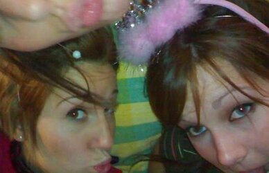 Jizz and tribute for this real french blondie mega-bitch teenager!