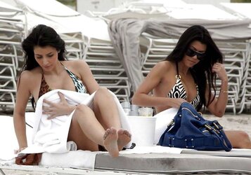 Kim Kardashian Beach