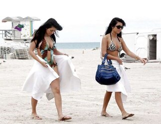 Kim Kardashian Beach