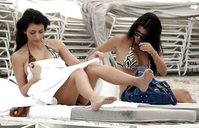 Kim Kardashian Beach