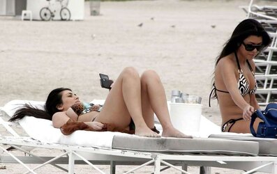 Kim Kardashian Beach