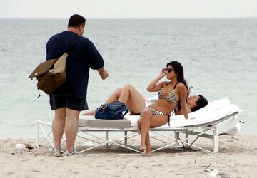 Kim Kardashian Beach
